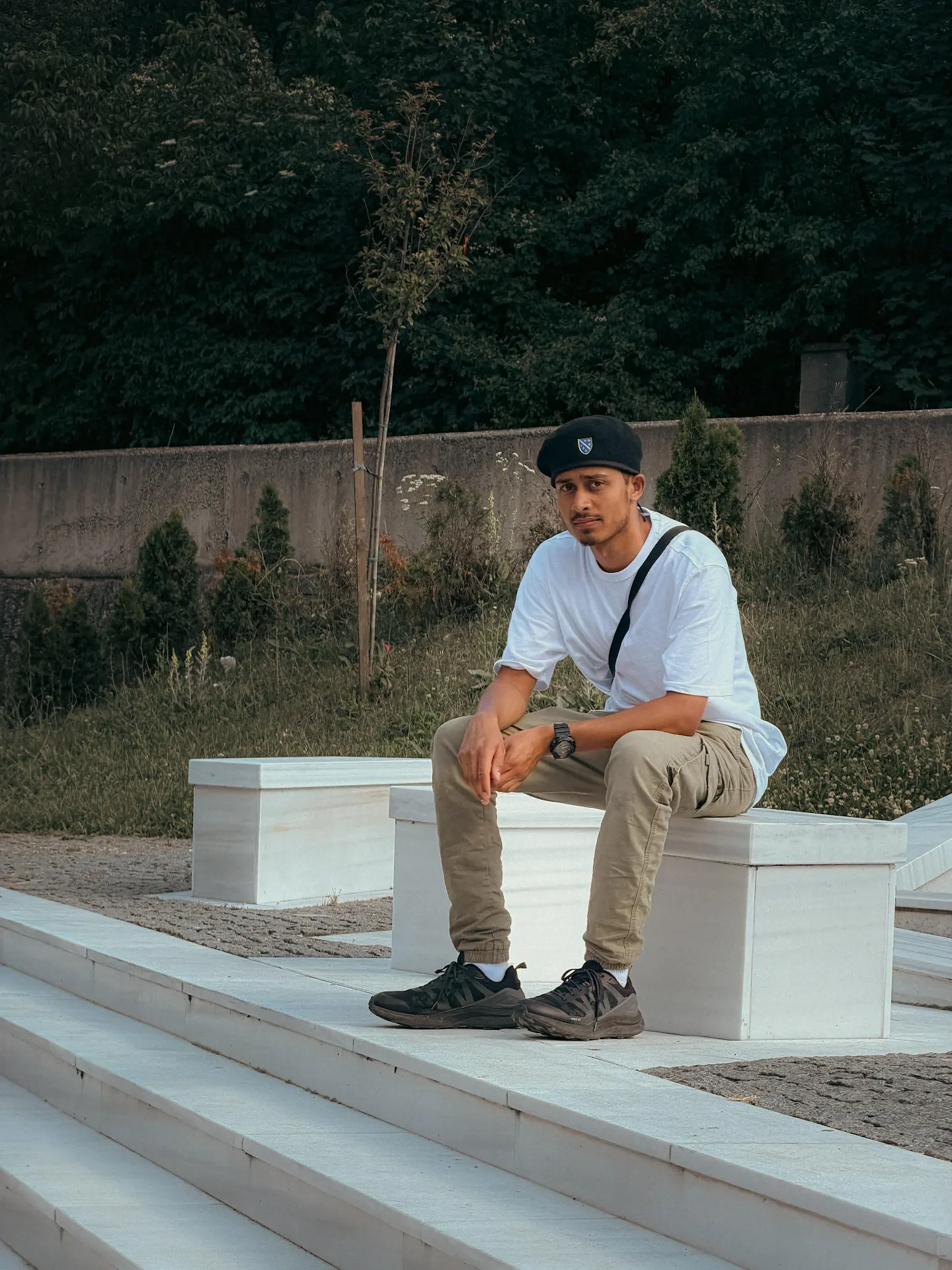 Space to reflect — Quiet time at Srebrenica, always handled with care.